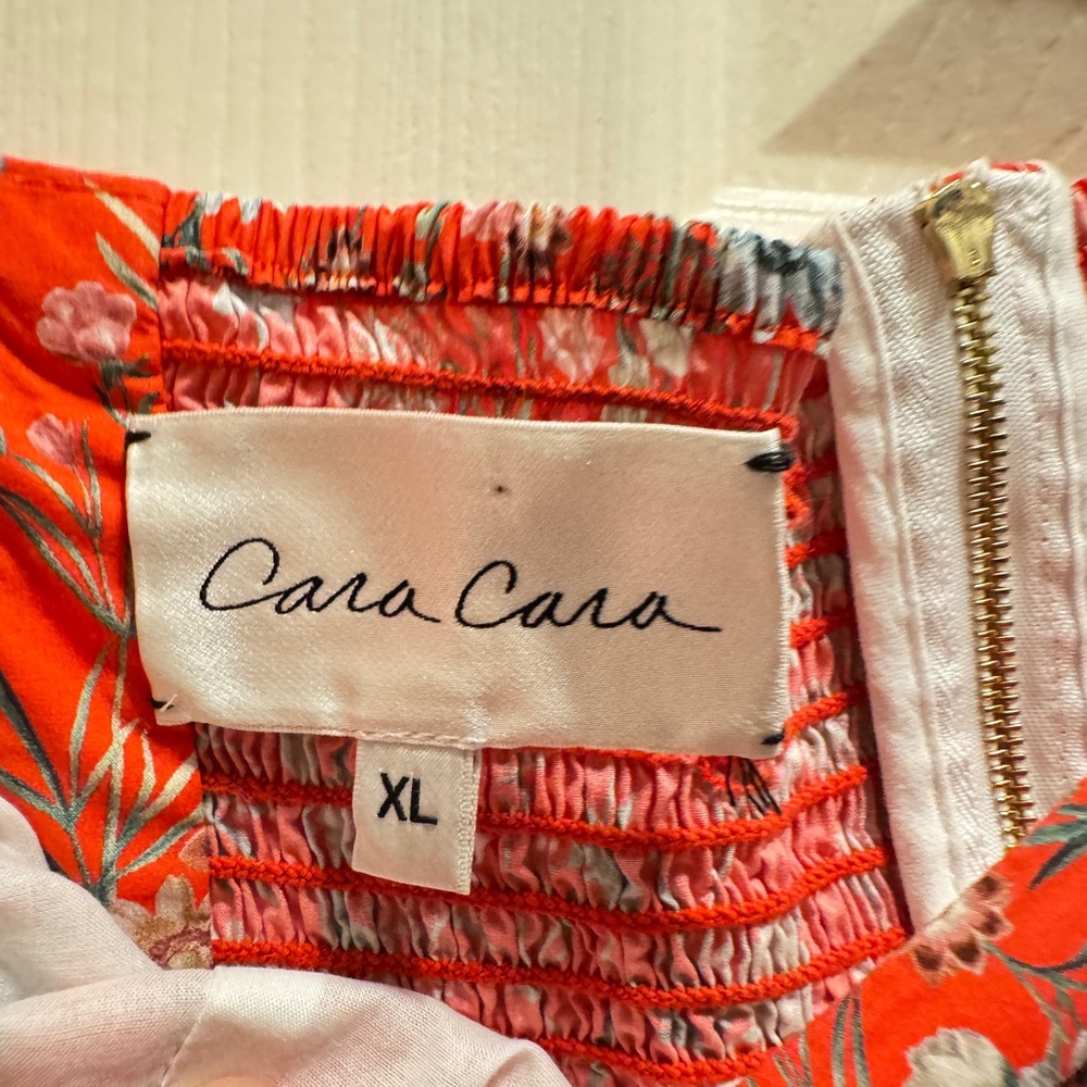 Cara Cara Red Floral Mini Dress - Picture 9 of 10